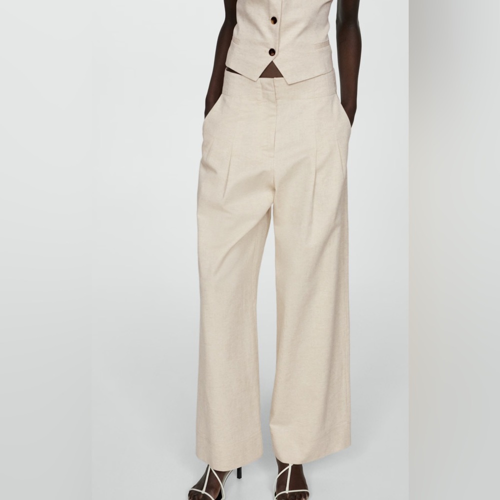 Mango Wide-Leg Pants